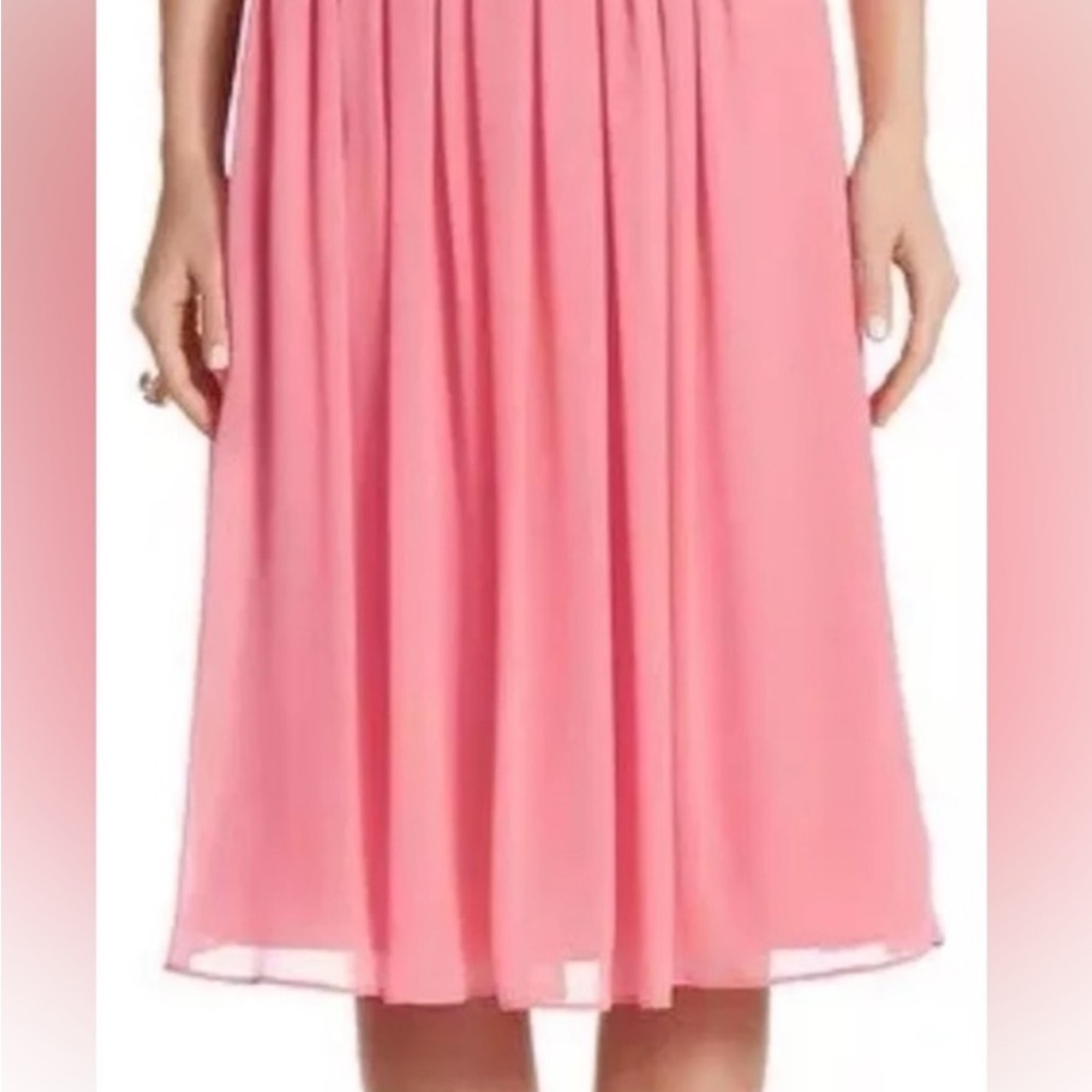 Chic Pink Midi Skirt